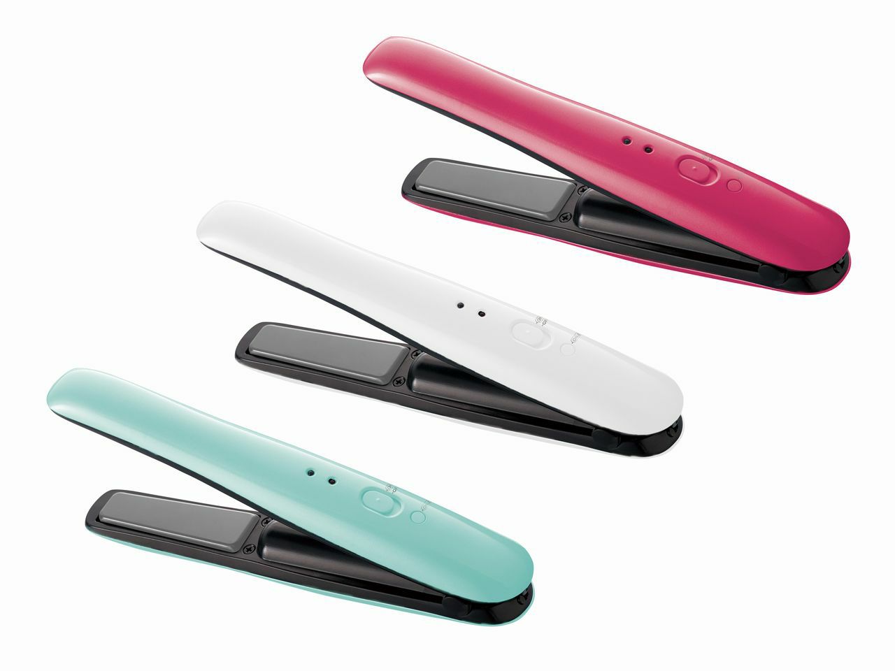 KHS-8610 ストレートアイロン ピンク 充電式（コードレス） コードレスストレートアイロン KHS-8610/P・G・W｜ヘアアイロン